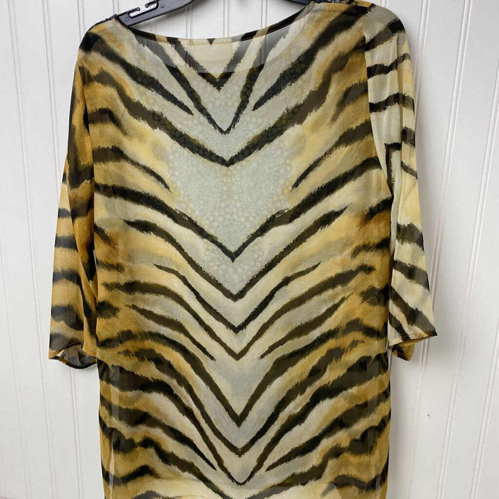LONG SLEEVE SHEER BLOUSE