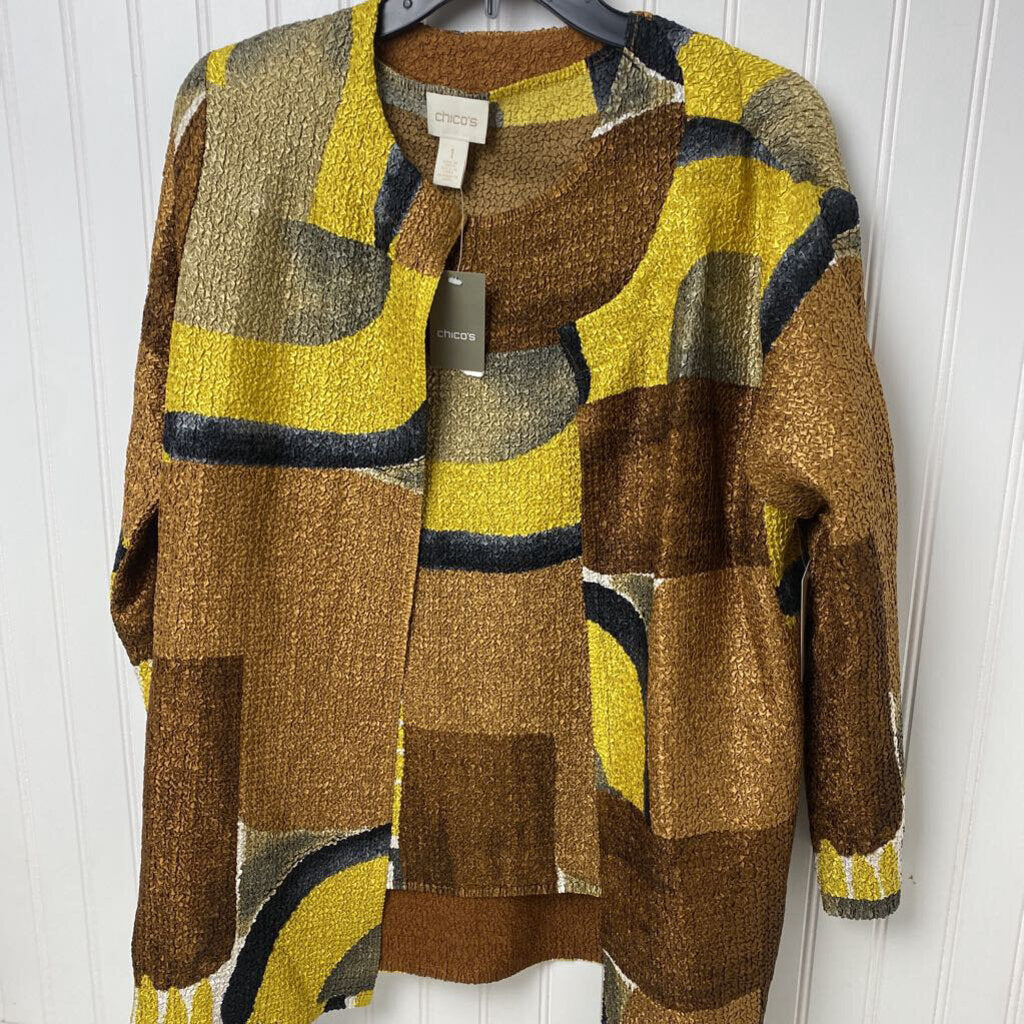 3/4 SLEEVE JACKET WITH MATCHING TANK TOP