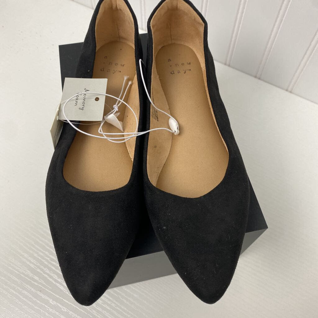 FAUX SUEDE FLATS