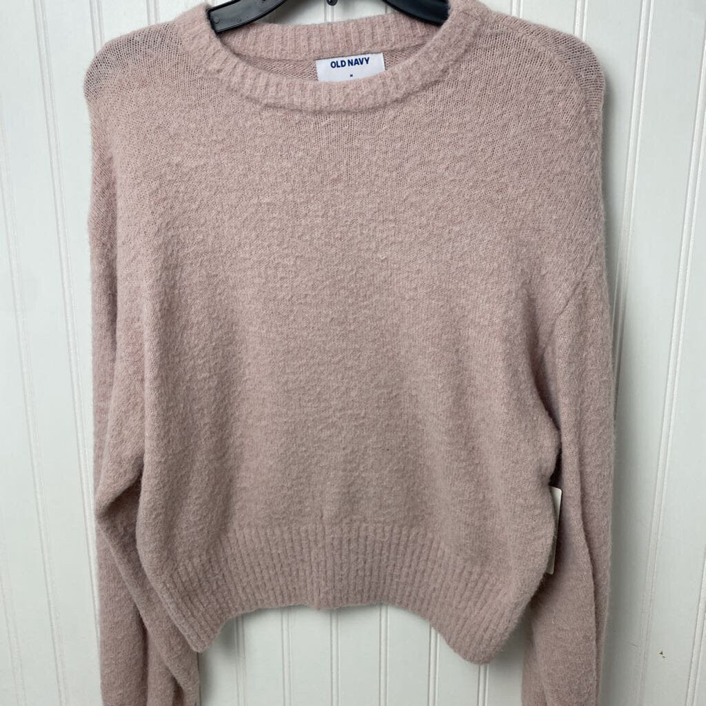 *BASIC SOLID LIGHT PINK SWEATER