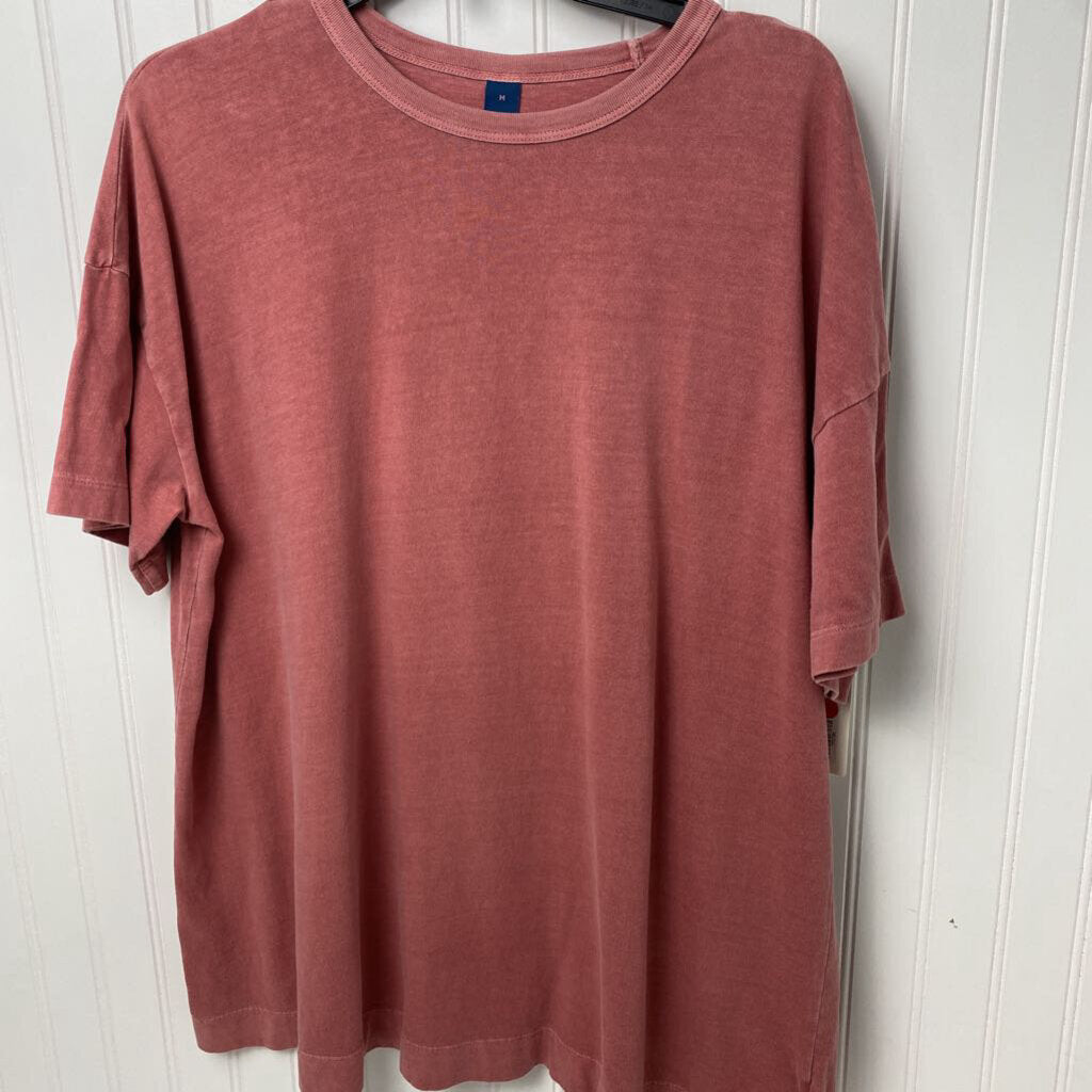 *S/S BASIC TOP FADED RED
