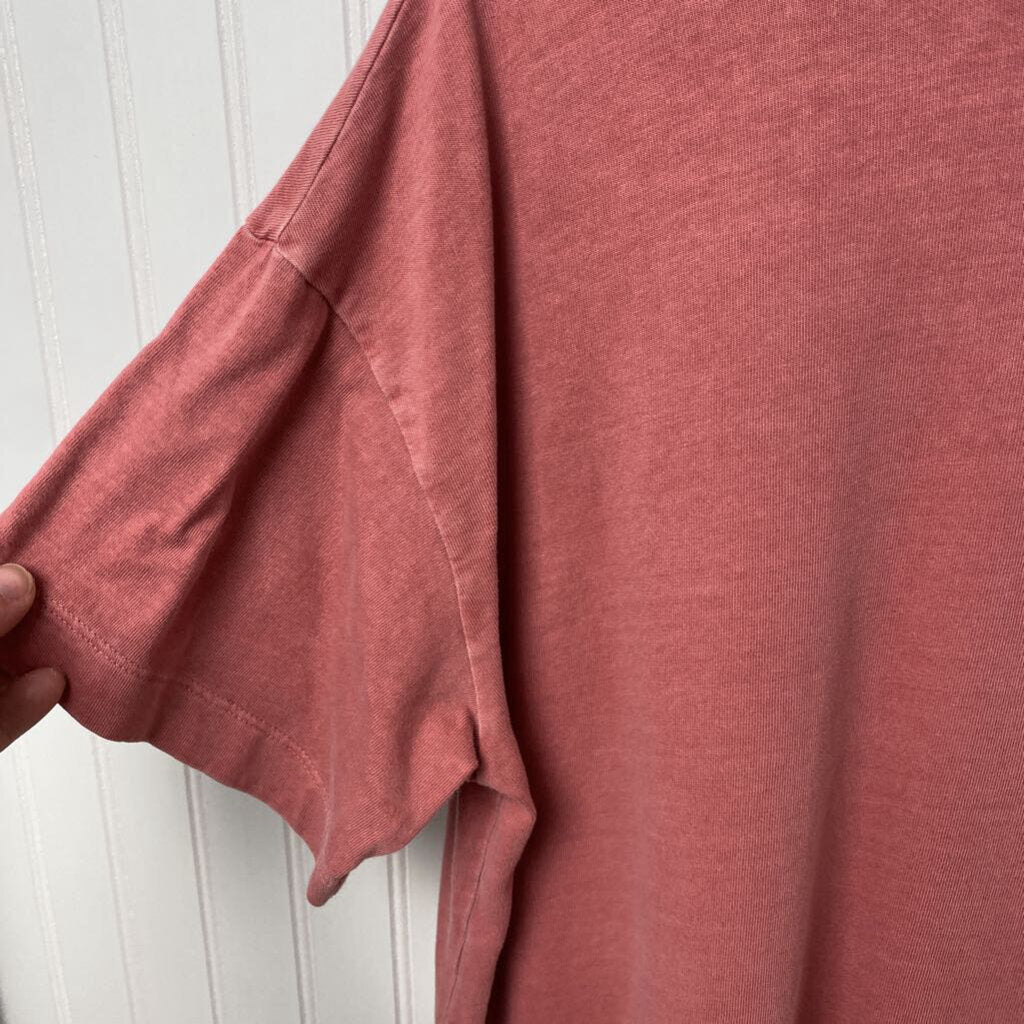 *S/S BASIC TOP FADED RED