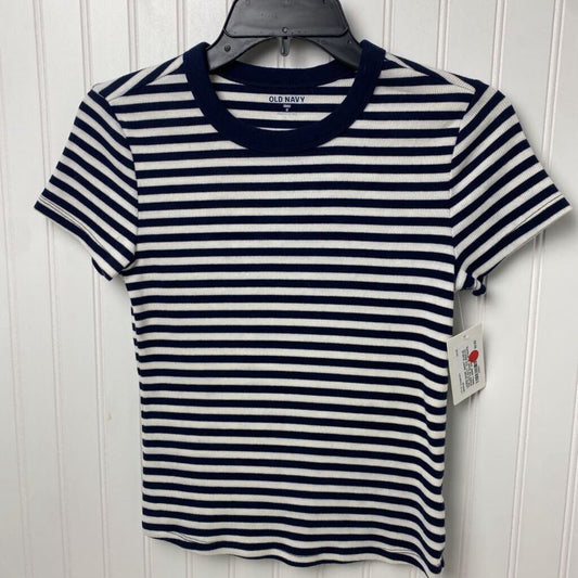*S/S SNUG FIT STRIPE TOP BASIC