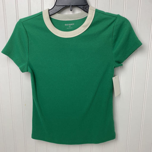 *S/S SNUG FIT SOLID GREEN TOP BASIC