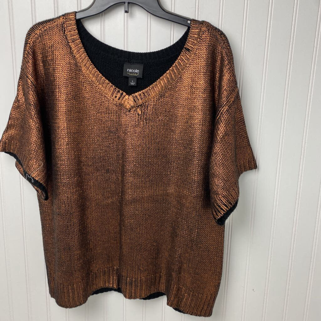 SHORT SLEEVE SWEATER