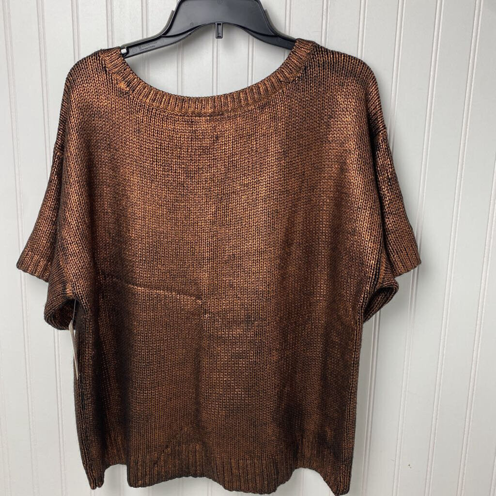 SHORT SLEEVE SWEATER