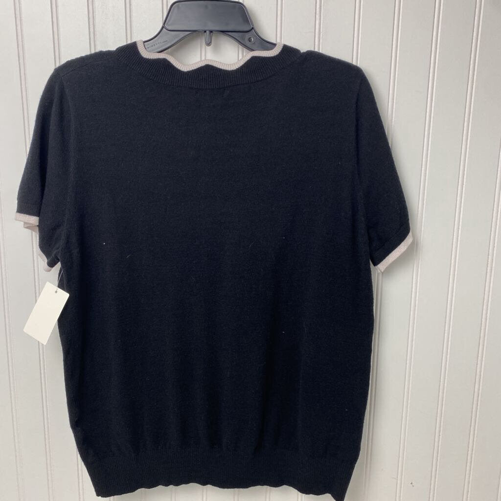 SHORT SLEEVE SWEATER