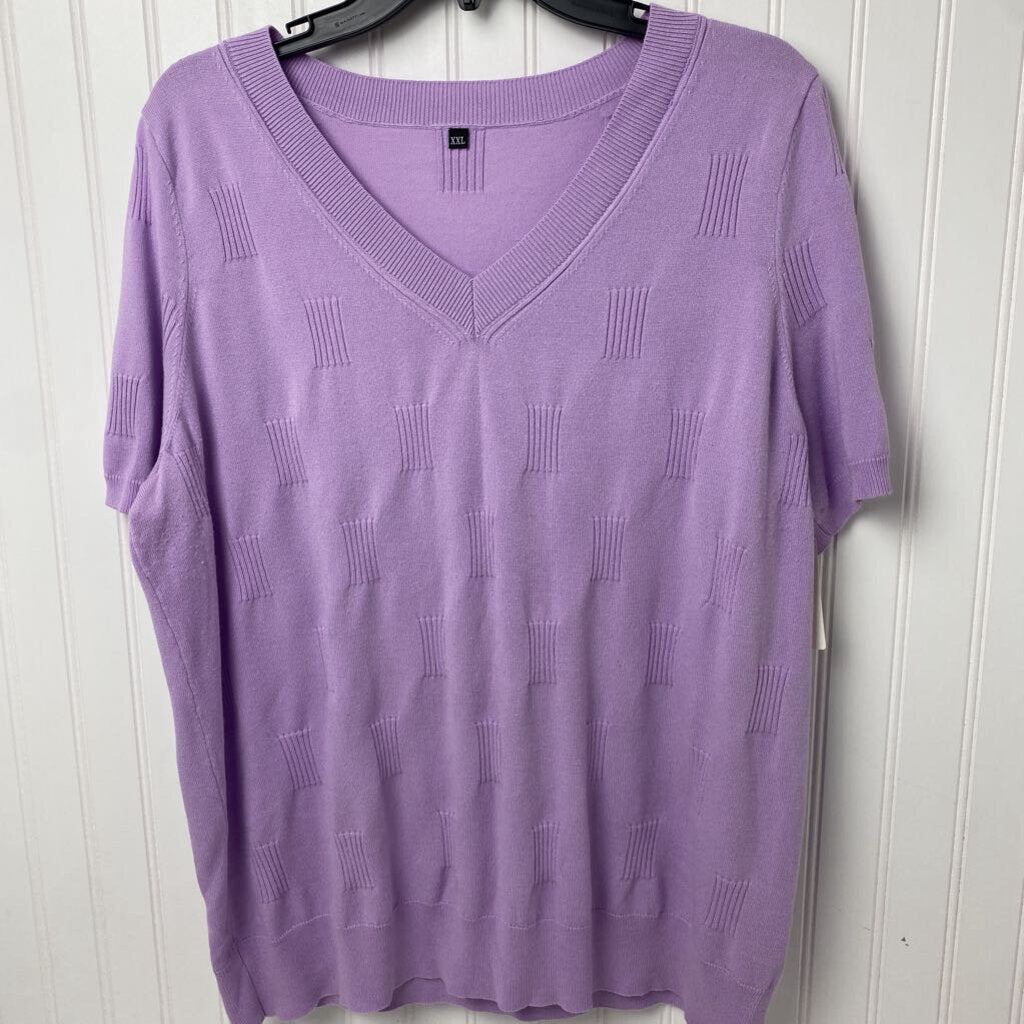 SHORT SLEEVE SWEATER
