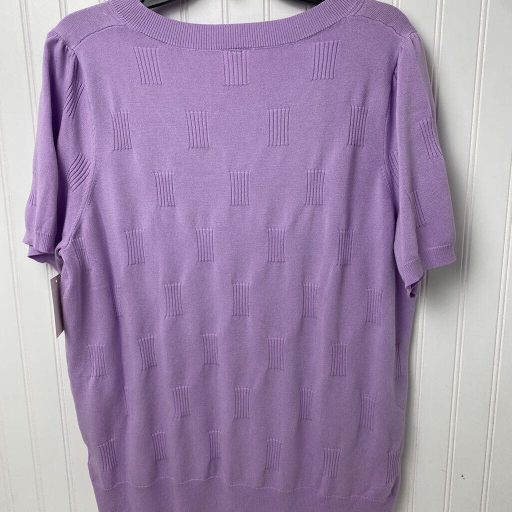 SHORT SLEEVE SWEATER