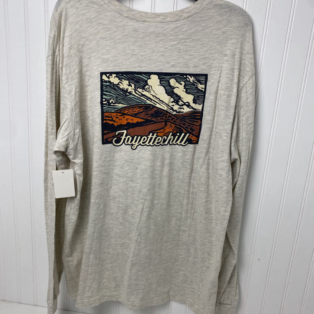MENS LONG SLEEVE GRAPHIC TEE