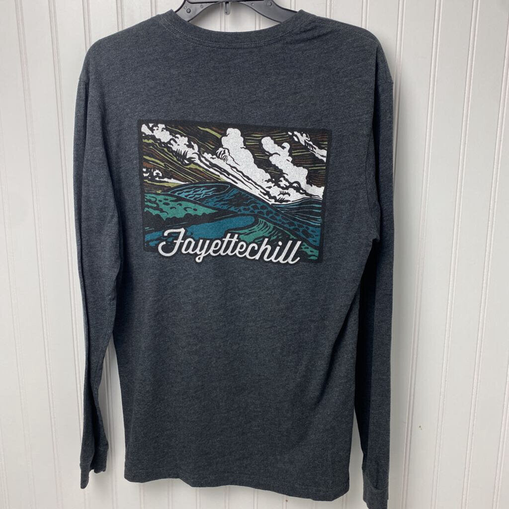 MENS LONG SLEEVE GRAPHIC TEE