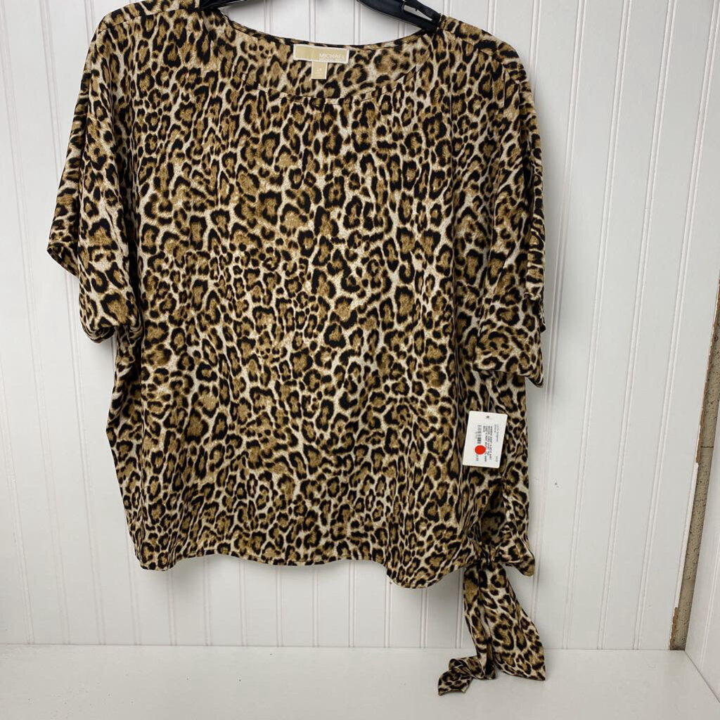 WAIST TIED CHEETA PRINT