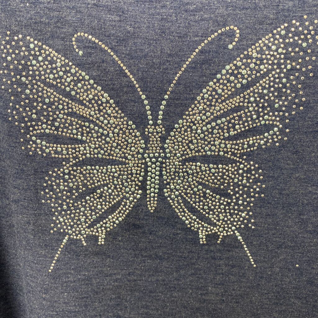 GLITTER BUTTERFLY SHORT SLEEVED