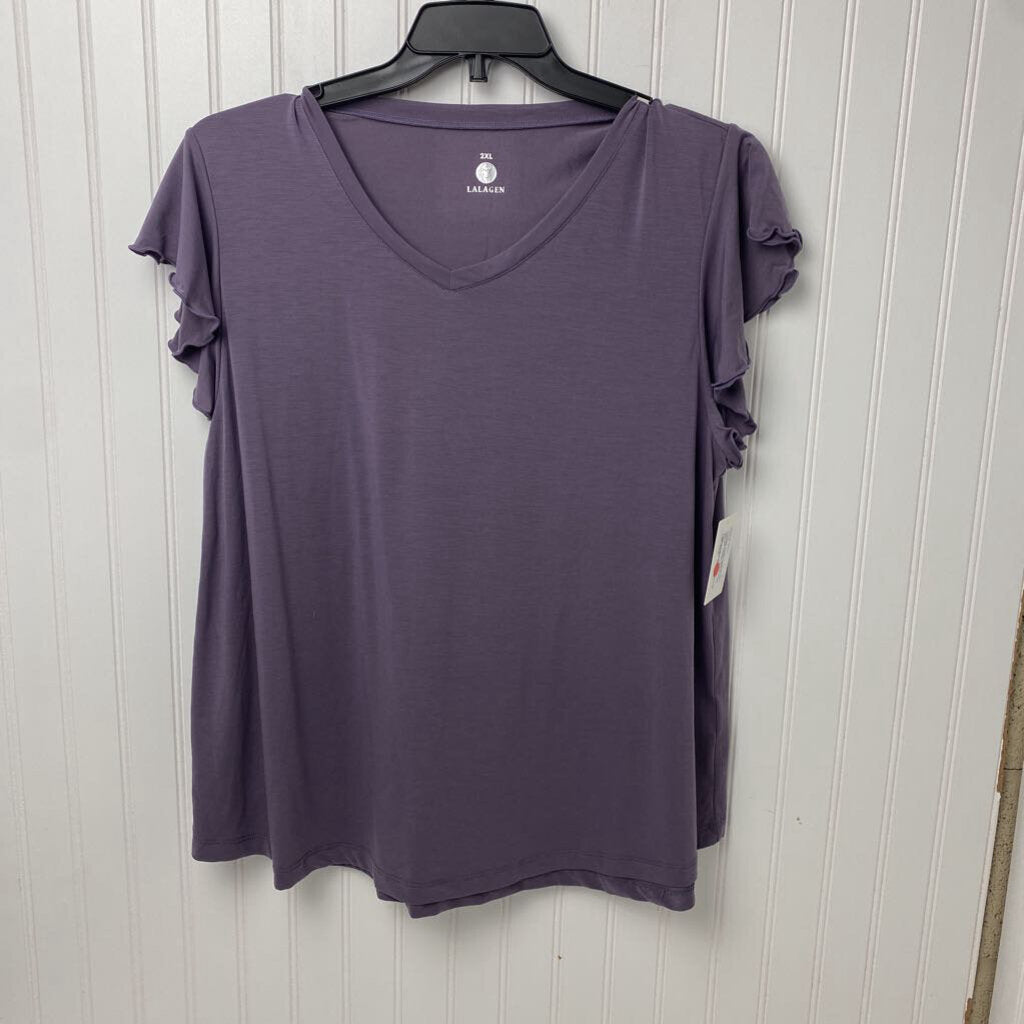 SHORT SLEEVE KNITTOP