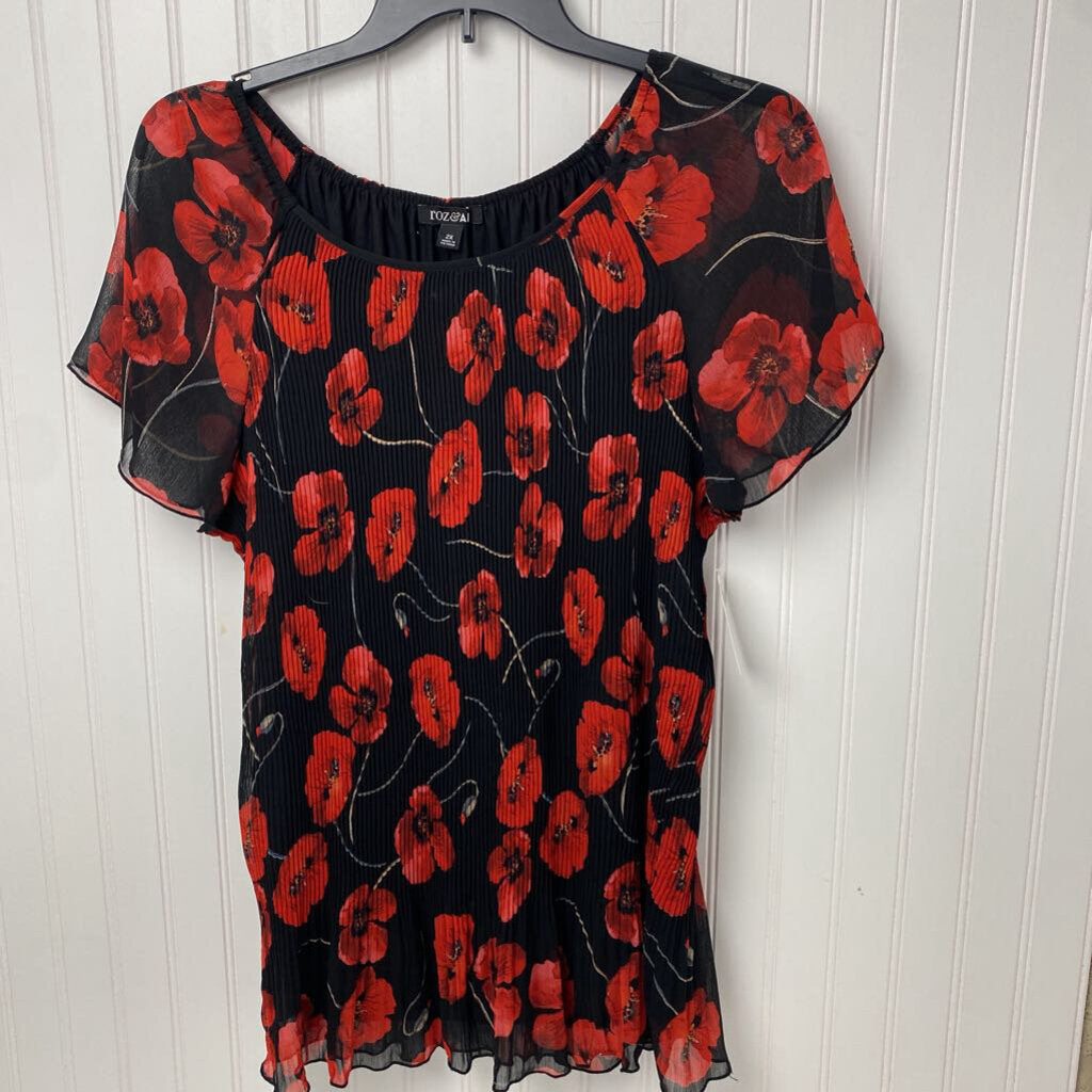 SHORT SLEEVE BLOUSE