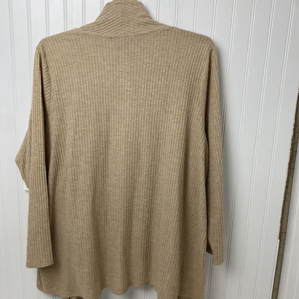 OPEN FRONT CARDIGAN