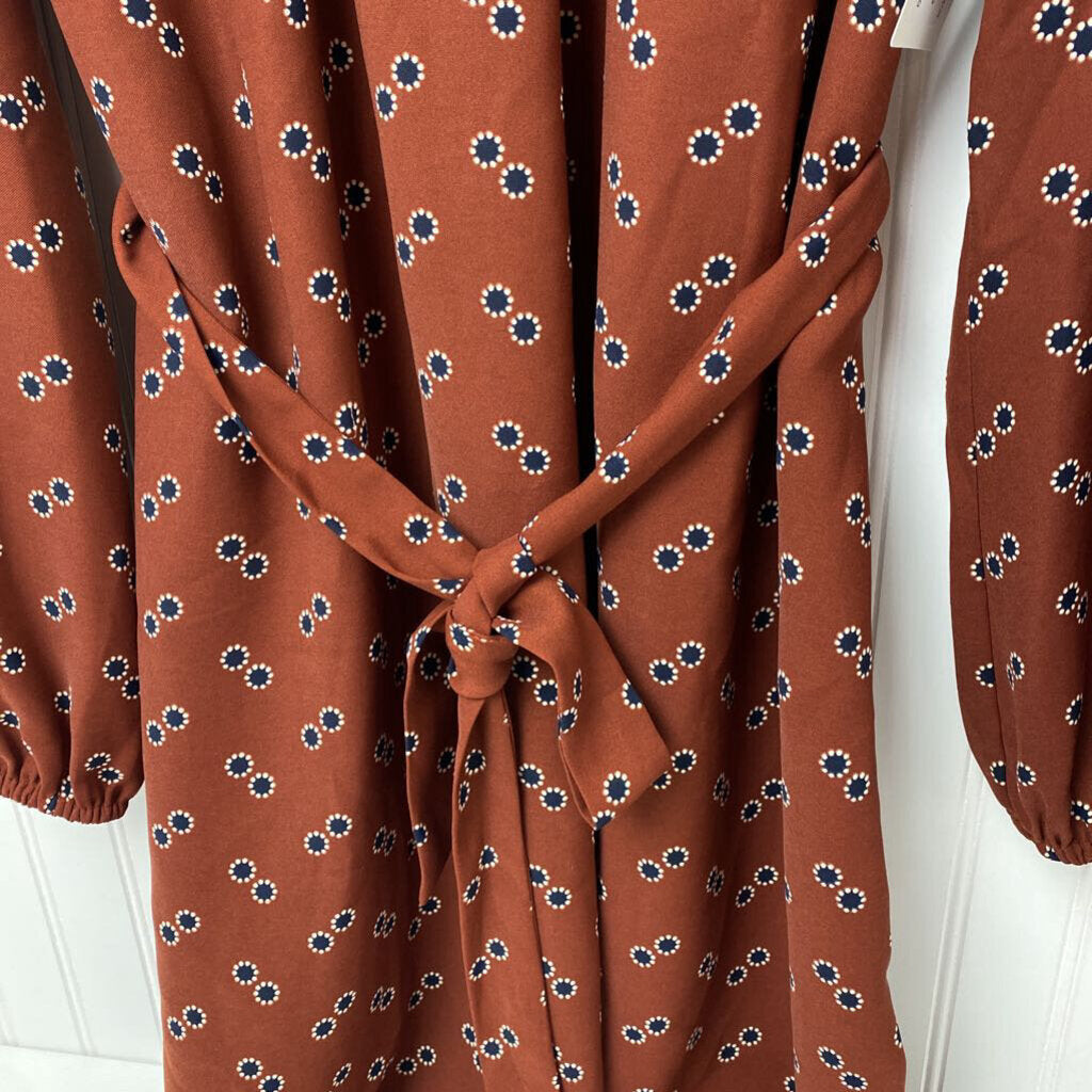 LONG SLEEVED HIGH NECK DRESS