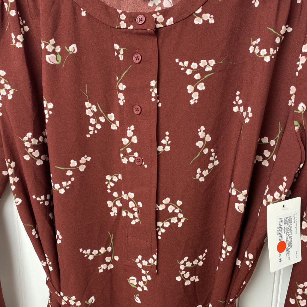 LONG SLEEVED SHORT DRESS
