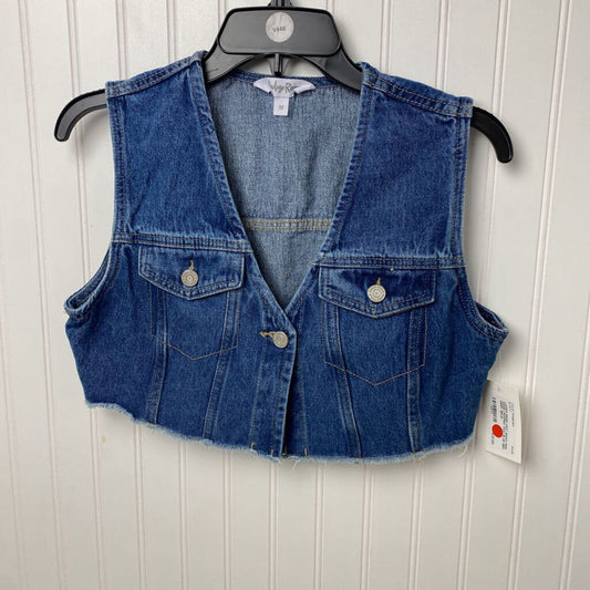 DENIM CROPPED VEST