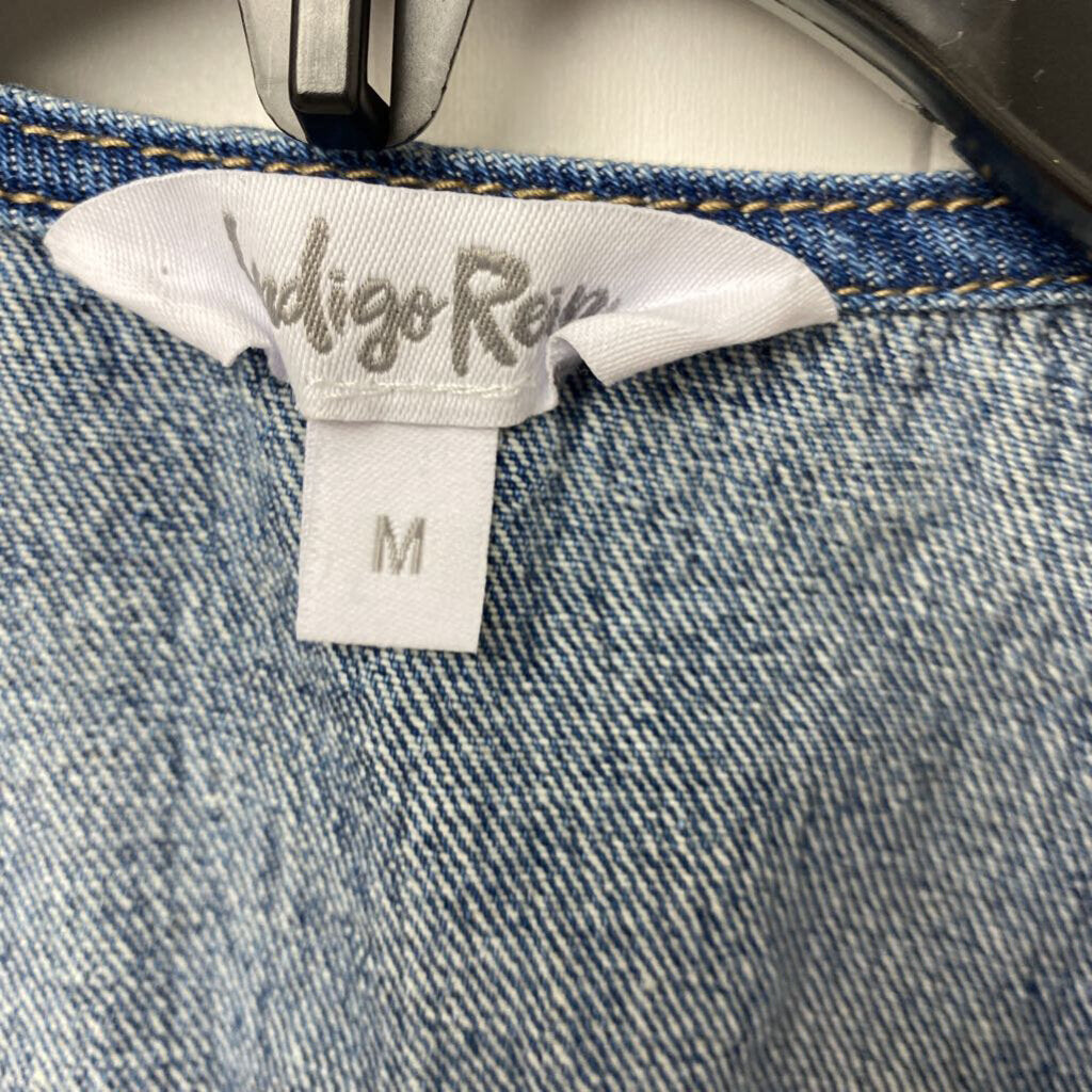 DENIM CROPPED VEST