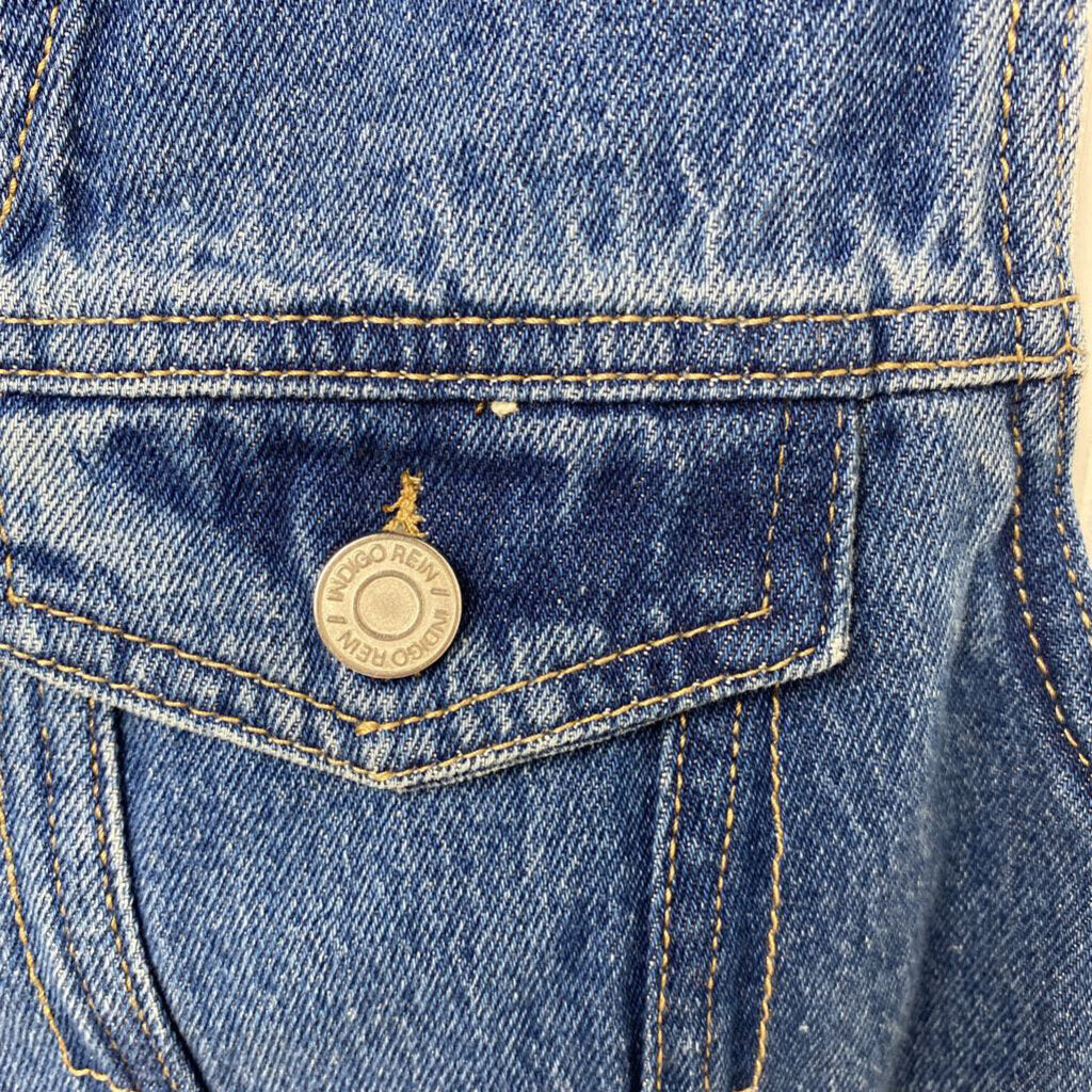 DENIM CROPPED VEST