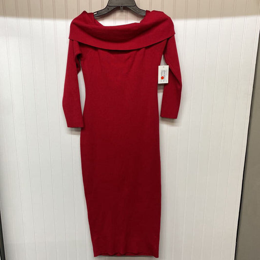 WIDE NECK SWEATER DRESS