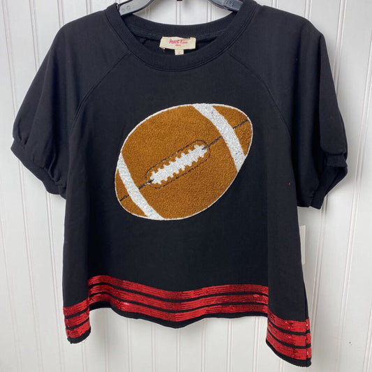 FOOTBALL W/BLING SHORT SLEEVED