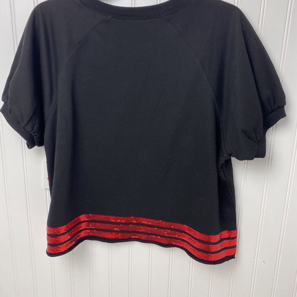 FOOTBALL W/BLING SHORT SLEEVED