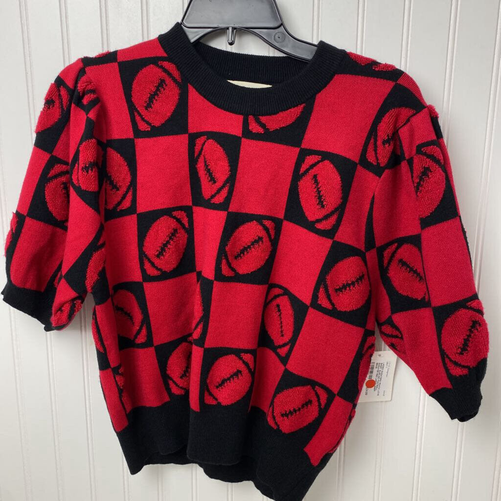 SHORT SLEEVED FOOTBALL SWEATER