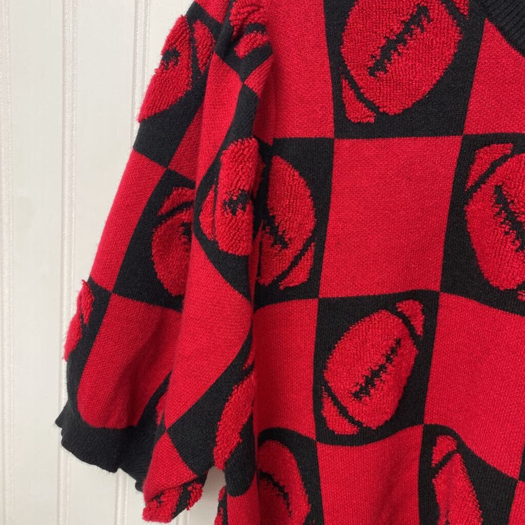 SHORT SLEEVED FOOTBALL SWEATER