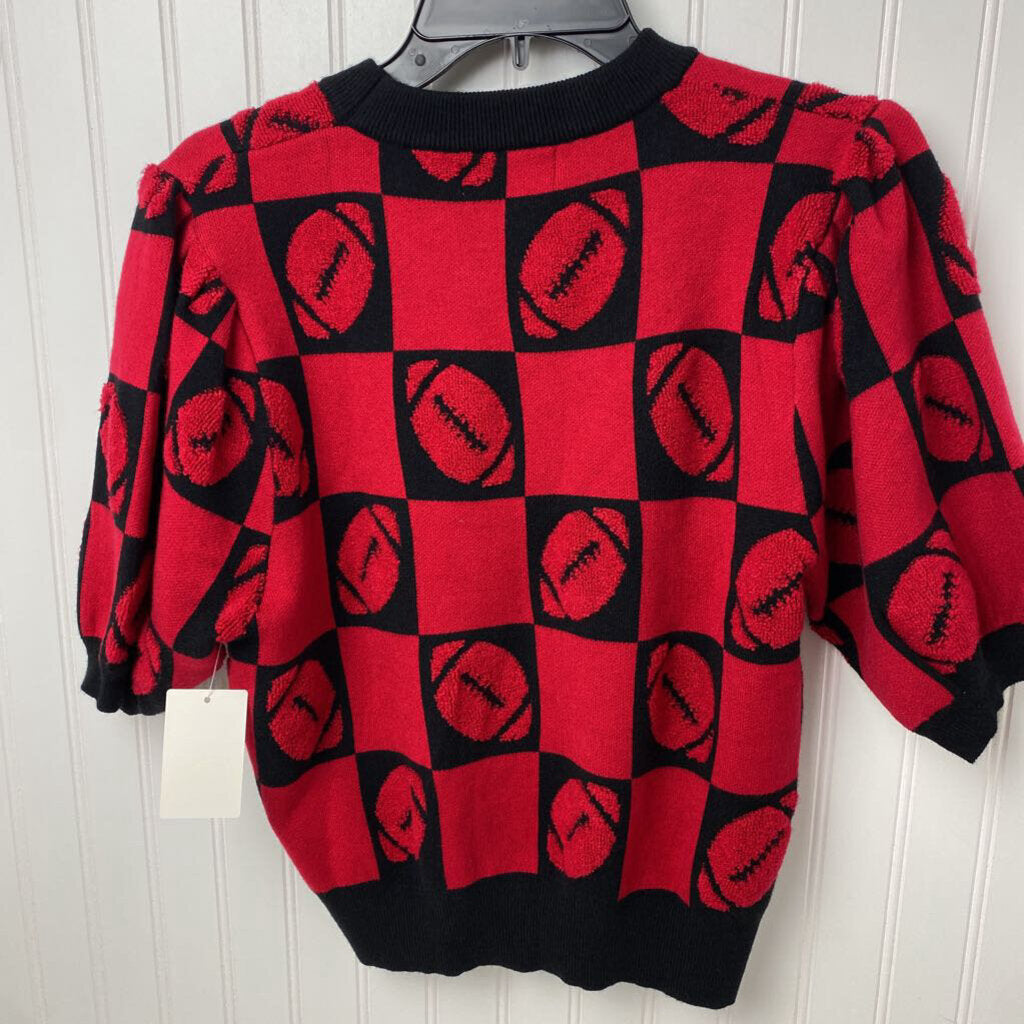 SHORT SLEEVED FOOTBALL SWEATER