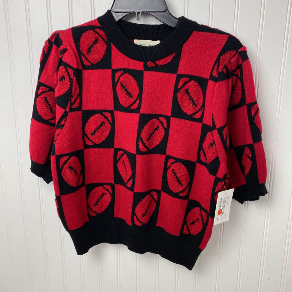 SHORT SLEEVED FOOTBALL SWEATER