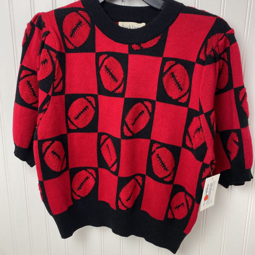 SHORT SLEEVED FOOTBALL SWEATER