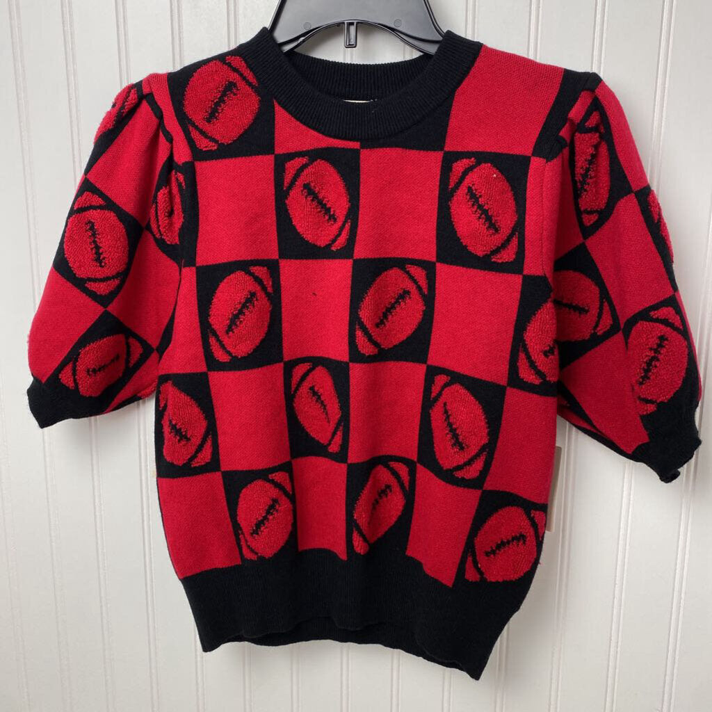 SHORT SLEEVED FOOTBALL SWEATER