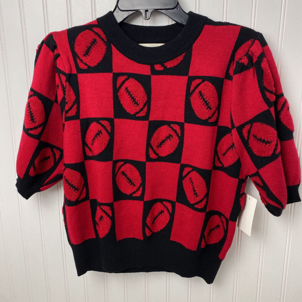 SHORT SLEEVED FOOTBALL SWEATER