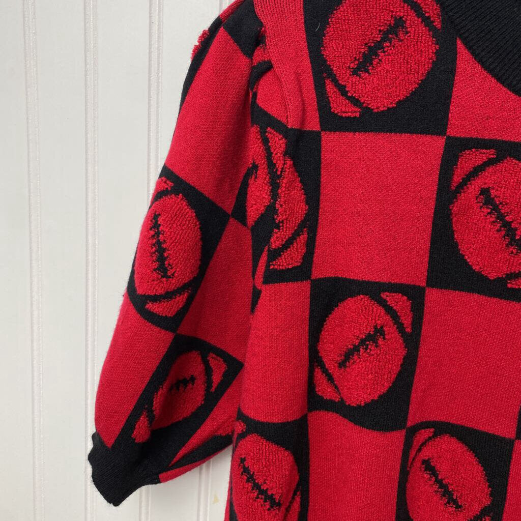 SHORT SLEEVED FOOTBALL SWEATER