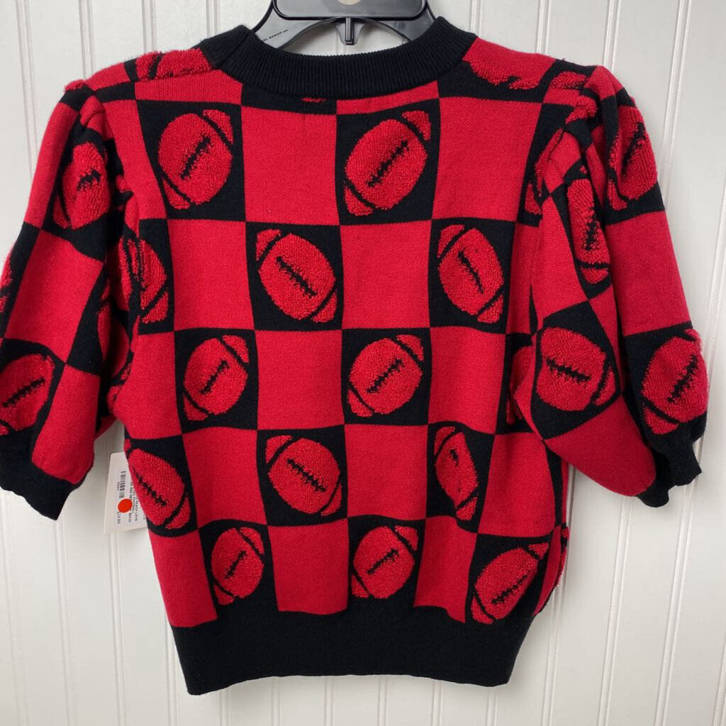 SHORT SLEEVED FOOTBALL SWEATER