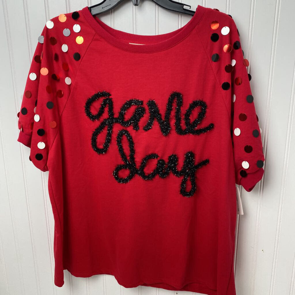 GAME DAY WITH BLING SHORT SLEEVED