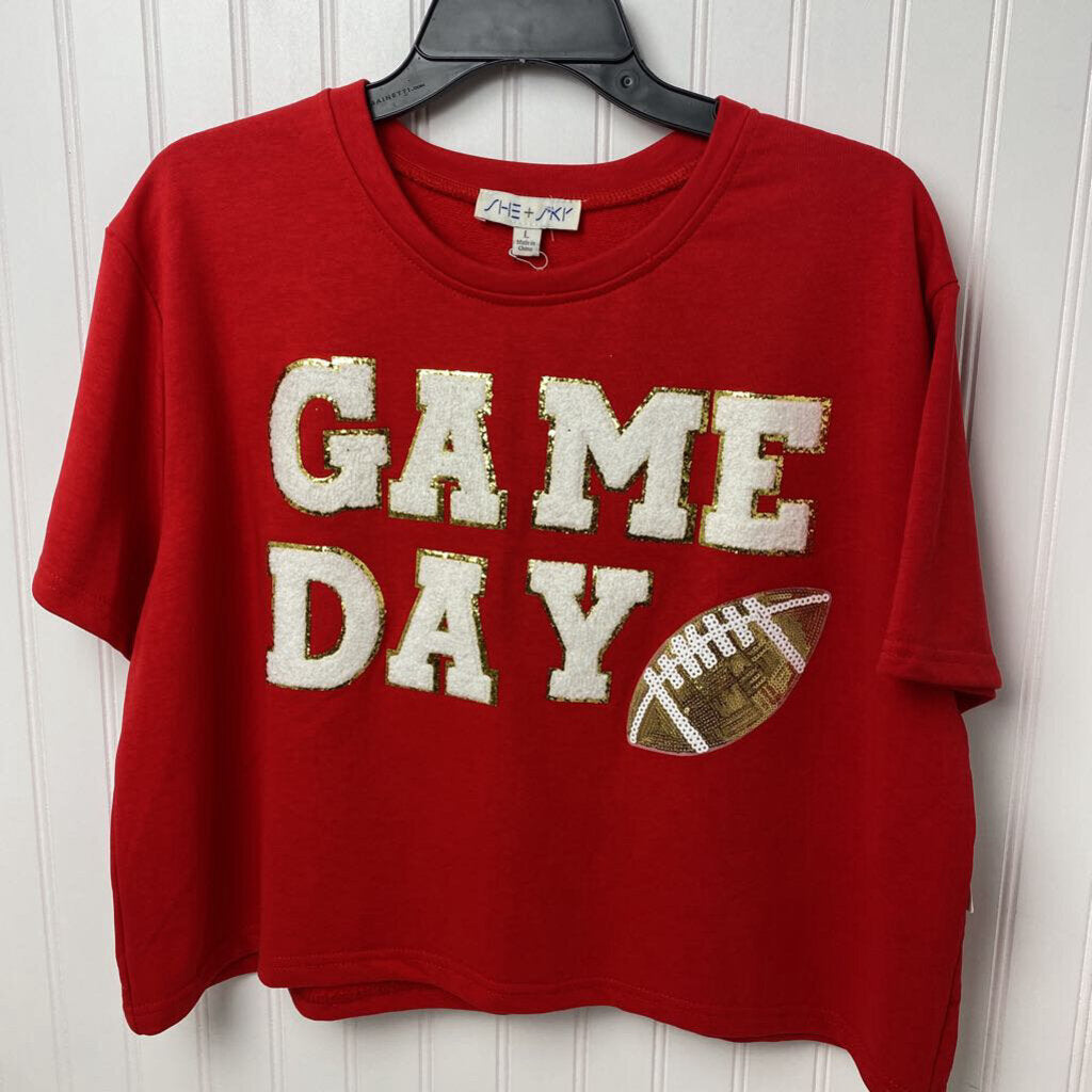 GAME DAY CROP SHORT SLEEVED