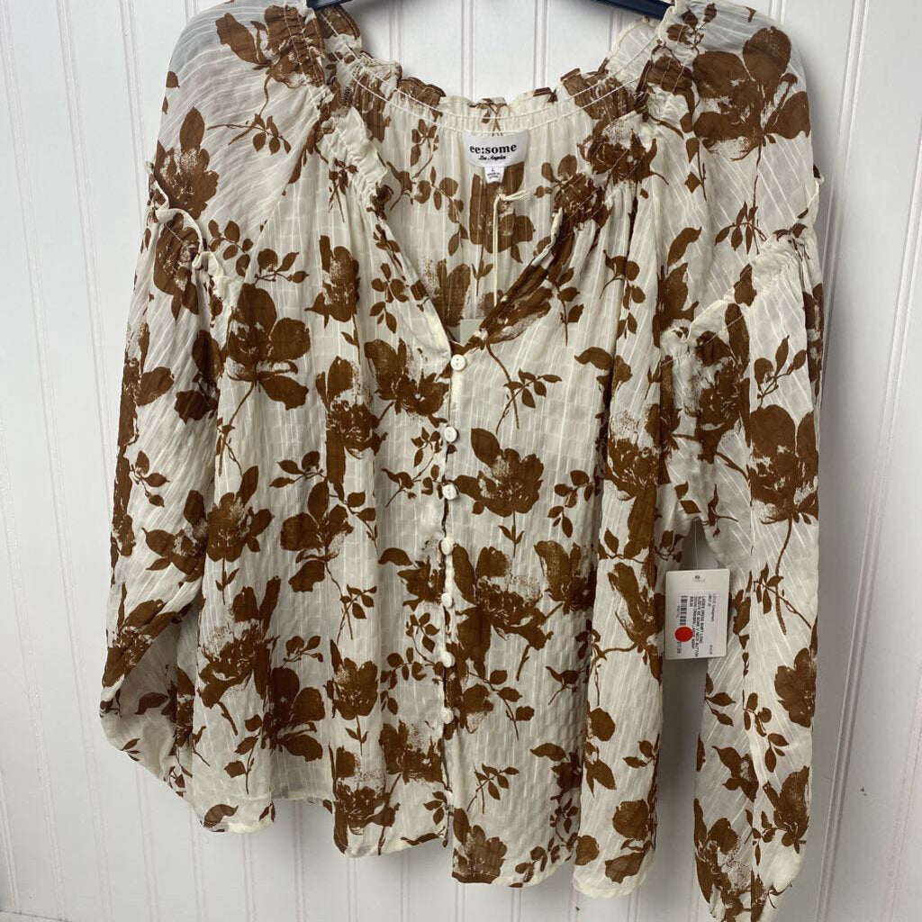 V NECK BUTTON DOWN
