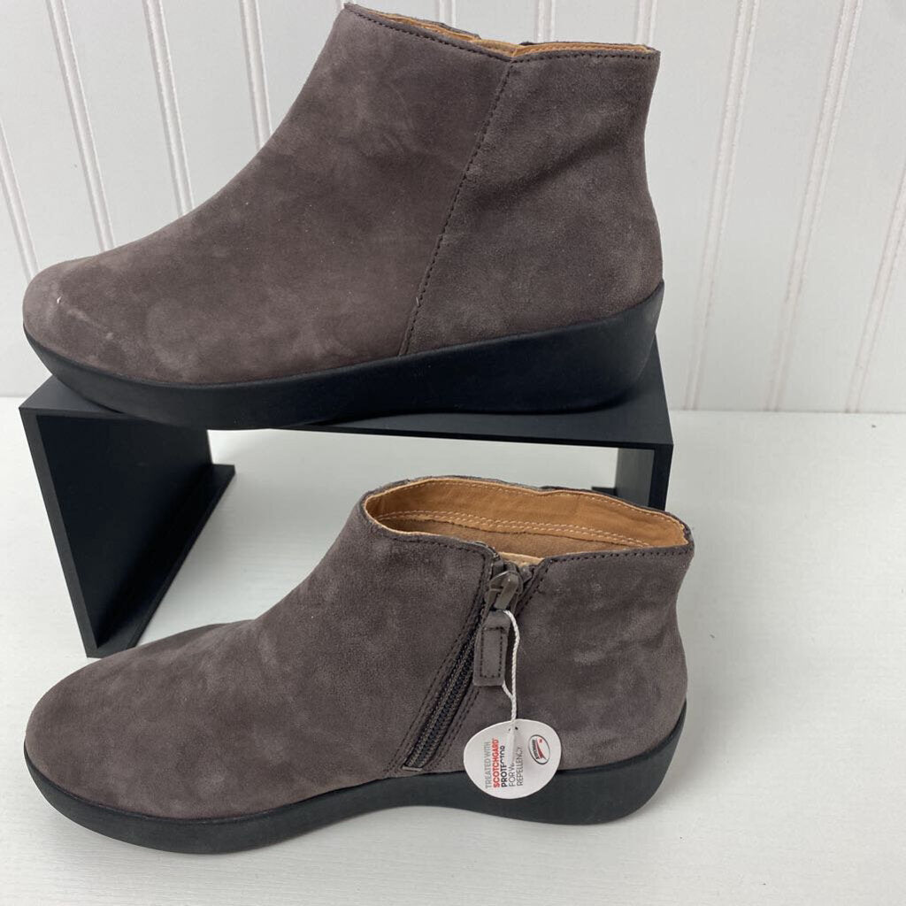 SUEDE ANKLE BOOTS