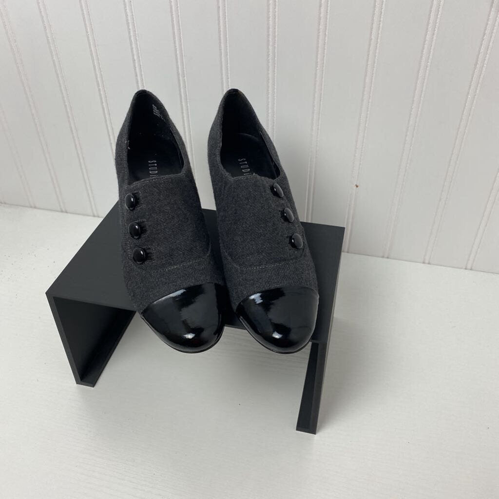 WOOL HEELS WITH BUTTONS