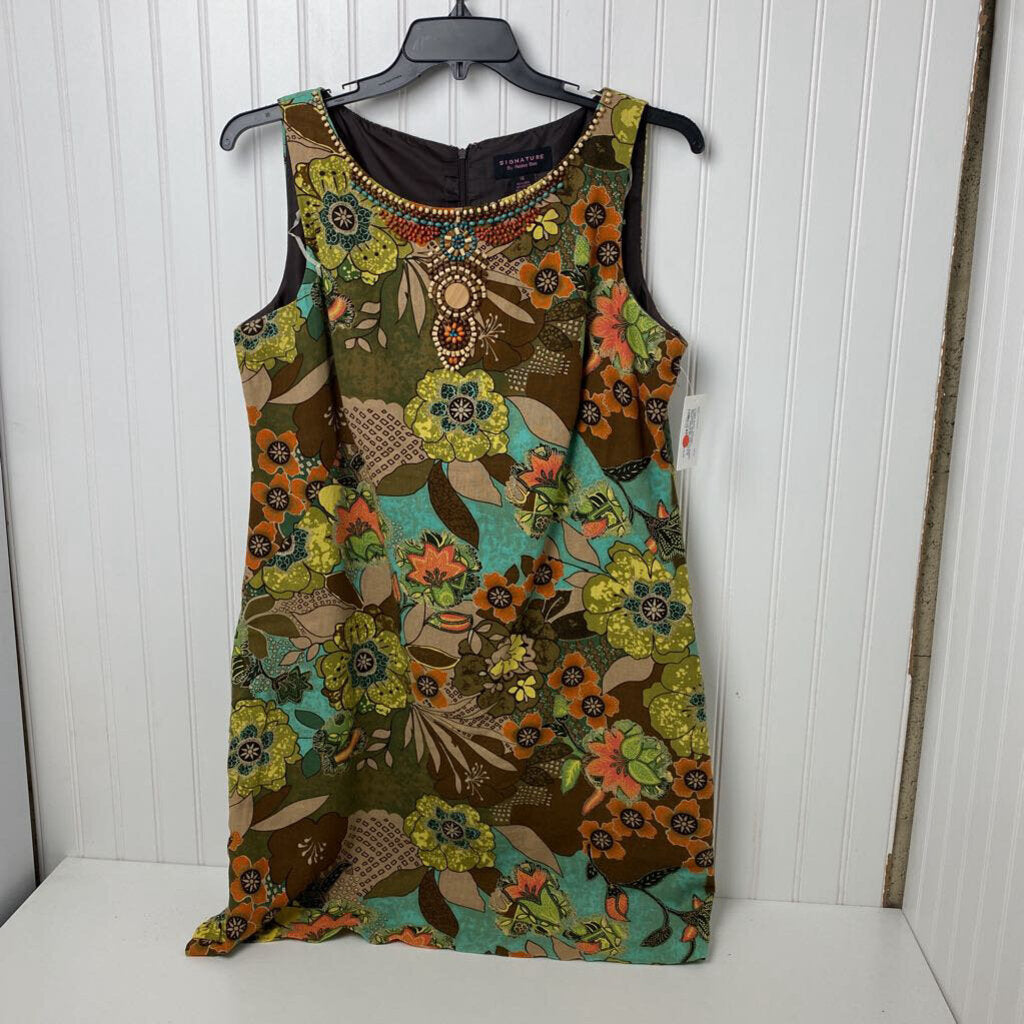 EMBELLISHED SLEEVELESS SHORT DRESS