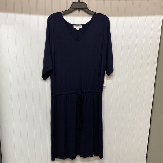 SHORT SLEEVE SHORT KNIT DRESS