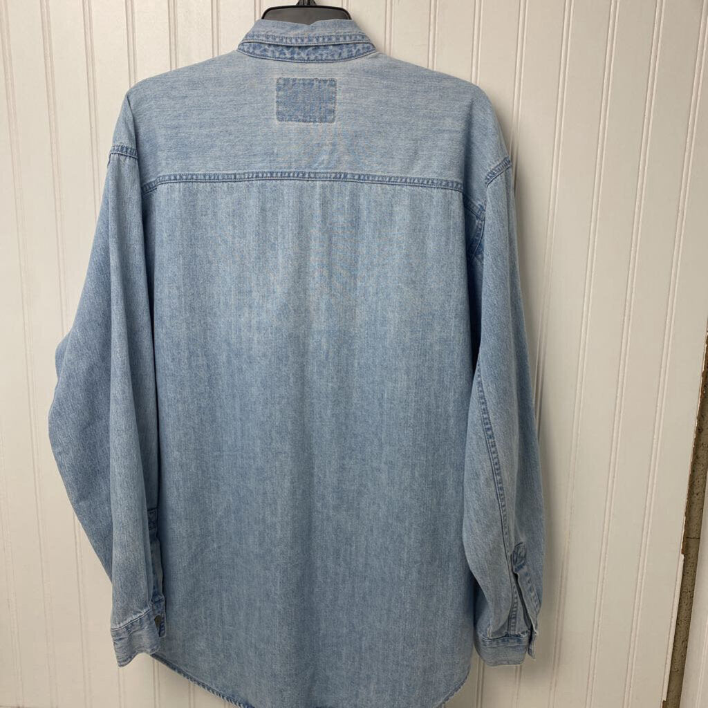 LONG SLEEVE DENIM BUTTO UP