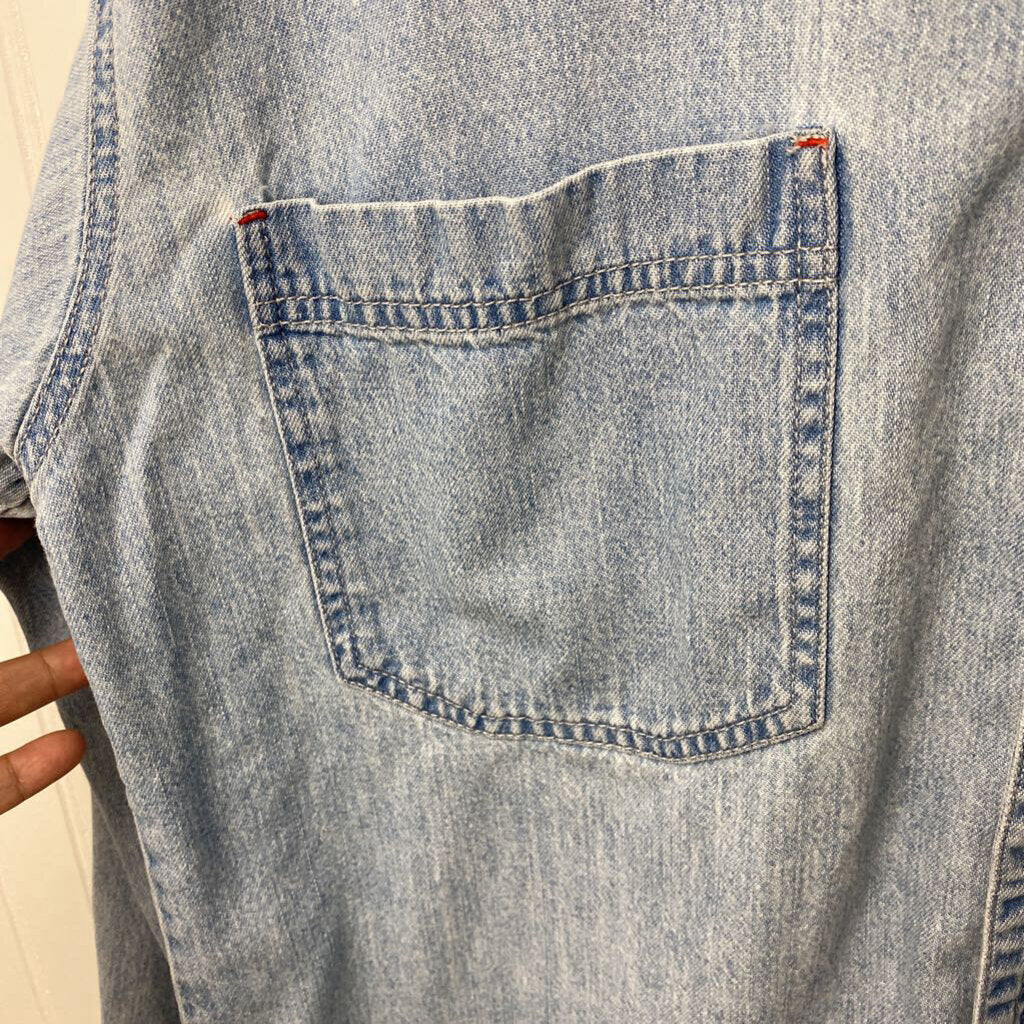 LONG SLEEVE DENIM BUTTO UP