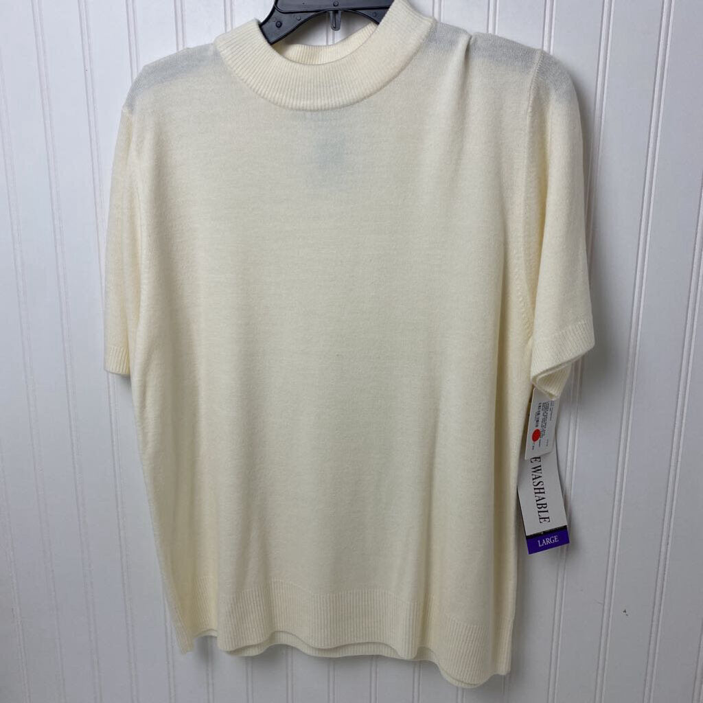 SHORT SLEEVED SWEATER