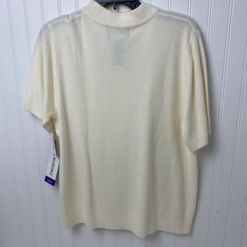 SHORT SLEEVED SWEATER