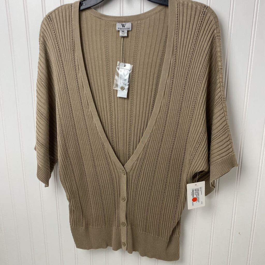 THIN SHORT SLEEVED CARDIGAN