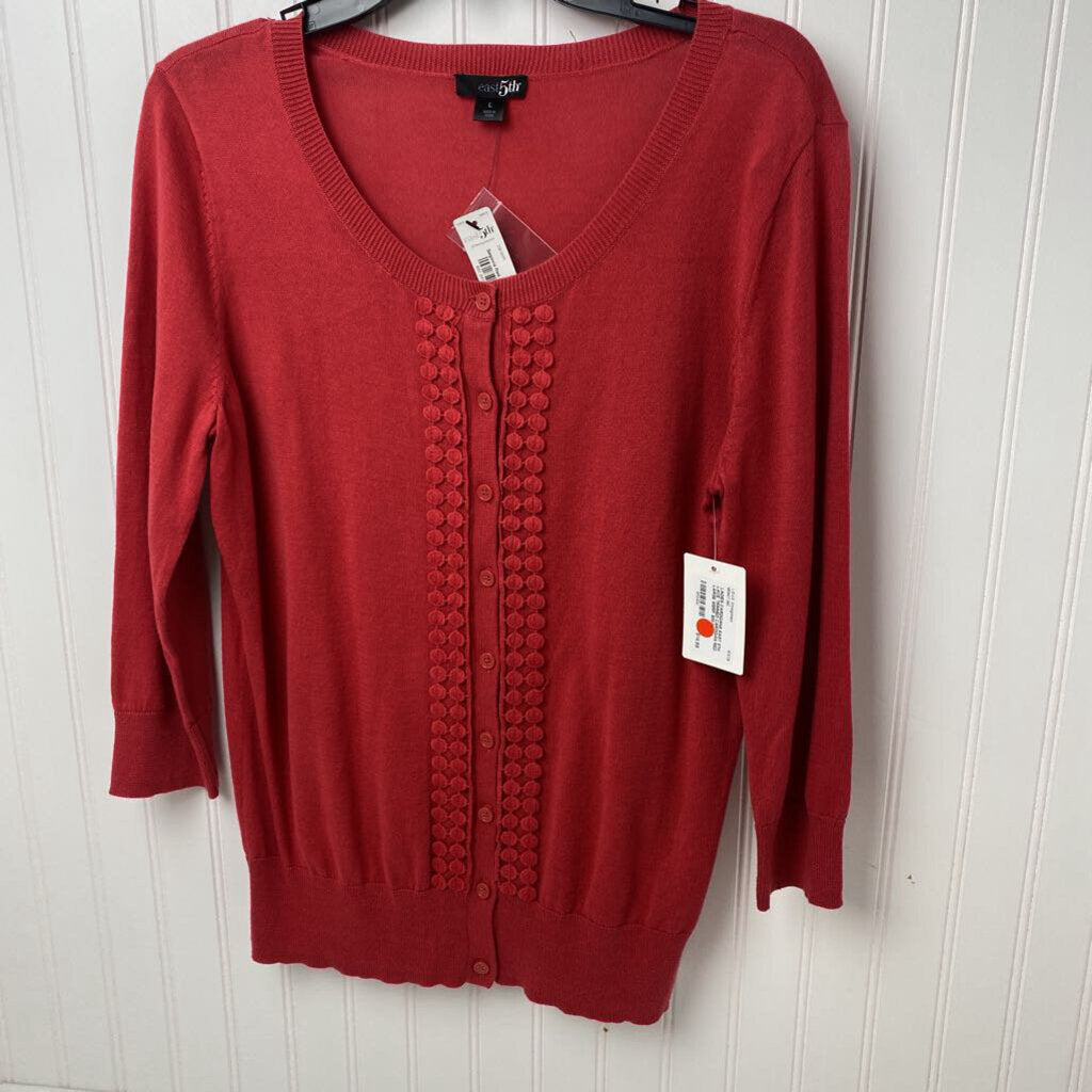 LACE TRIMMED CARDIGAN